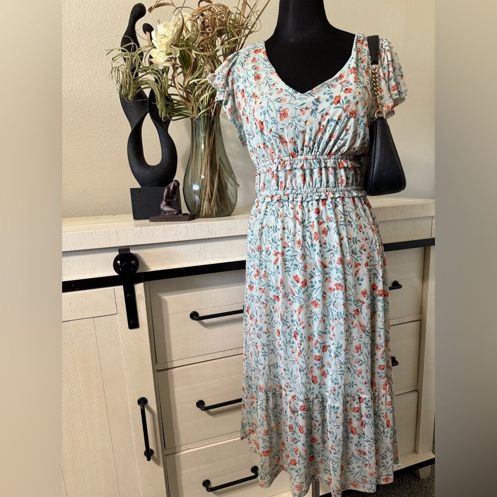 Floral Print Women's Dress